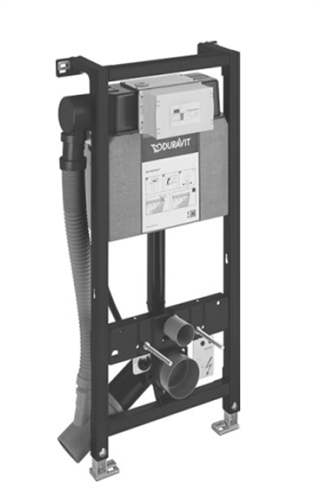 Duravit DuraSystem indbygningscisterne, med lugtudsugning, 114,8 cm